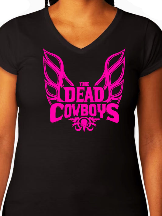 Breast Cancer Awareness Month Limited Edition Ladies V-Neck T Shirt